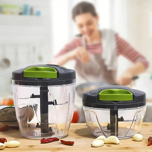 Manual Pull-String Garlic & Vegetable Chopper