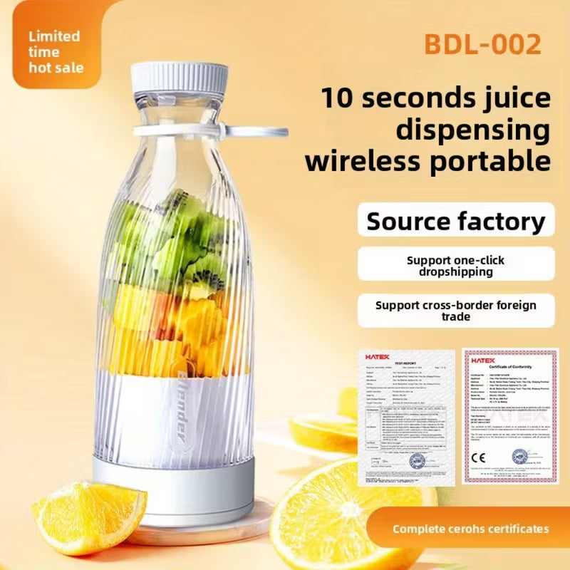 500ml Multi-Function USB Rechargeable Juicer with LED Display