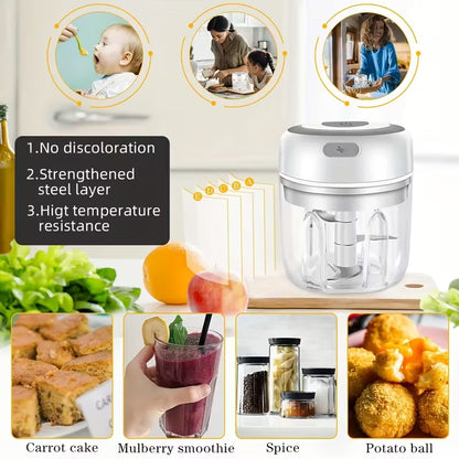 Mini Rechargeable Food Chopper & Smoothie Maker
