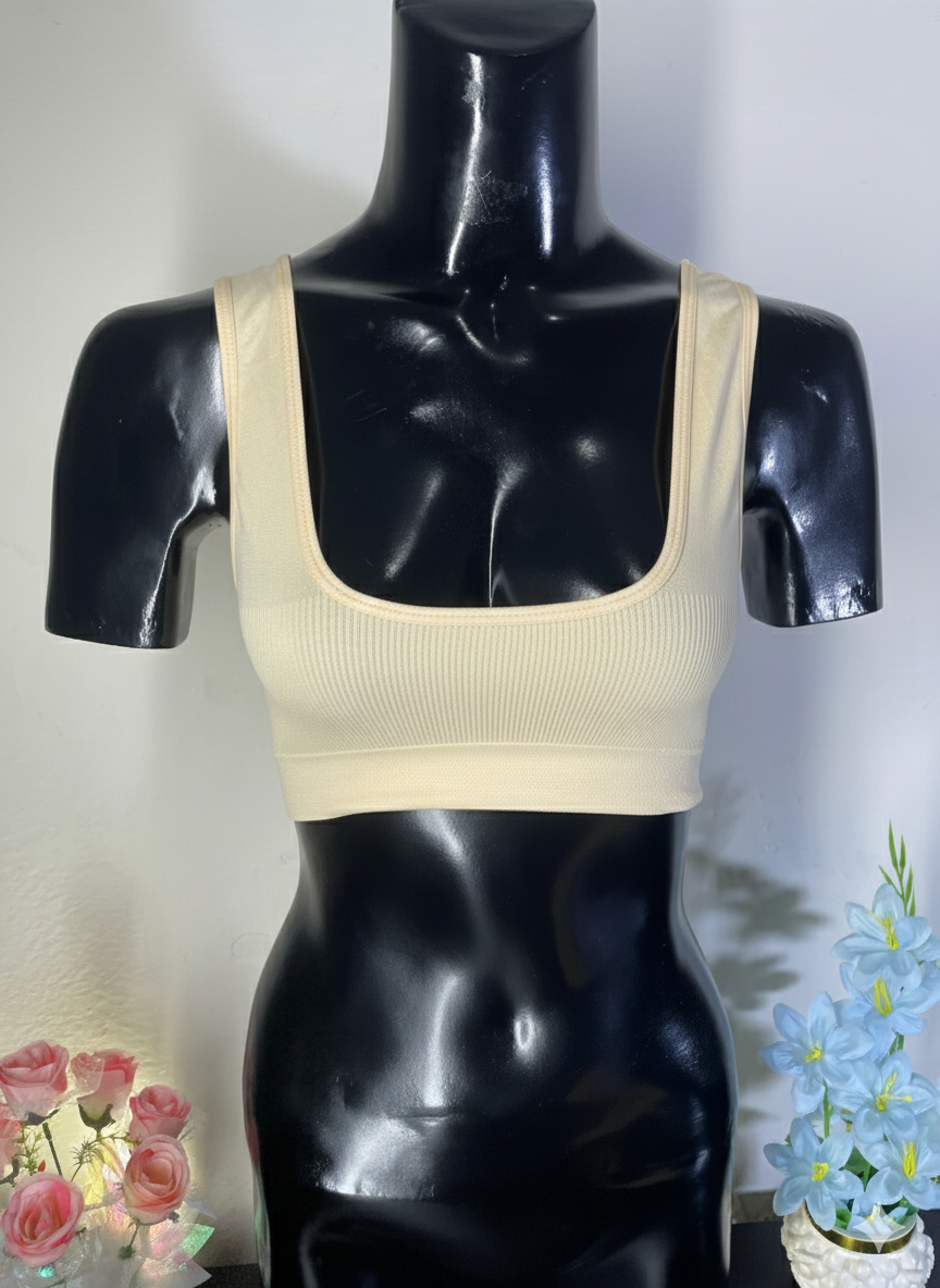 Sports Ribbed Comfort Bra