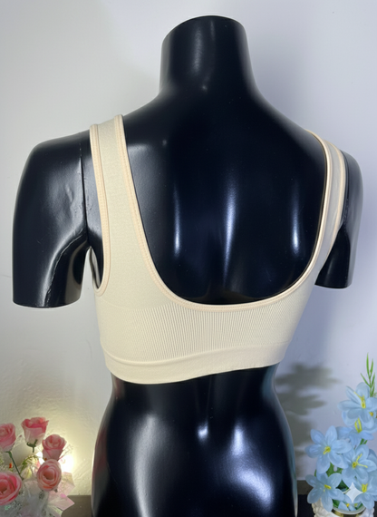 Sports Ribbed Comfort Bra