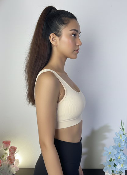 Sports Ribbed Comfort Bra