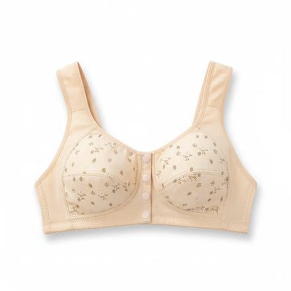 ( Pack of 1 ) Soft  Cotton Front Button Bra