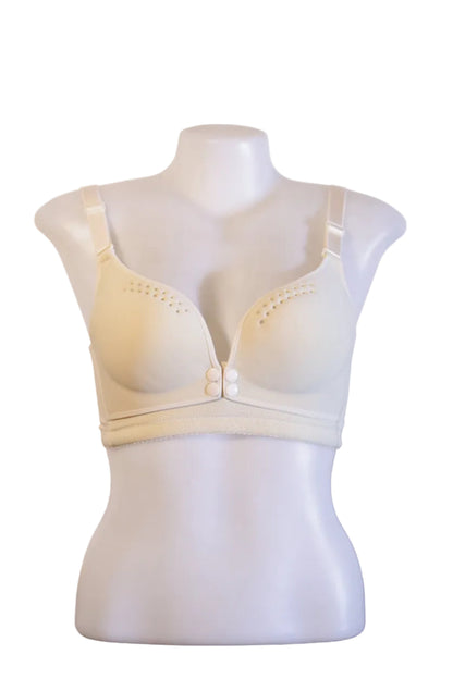 Ultra-Breathable Comfort Wireless Everyday Bra Skin