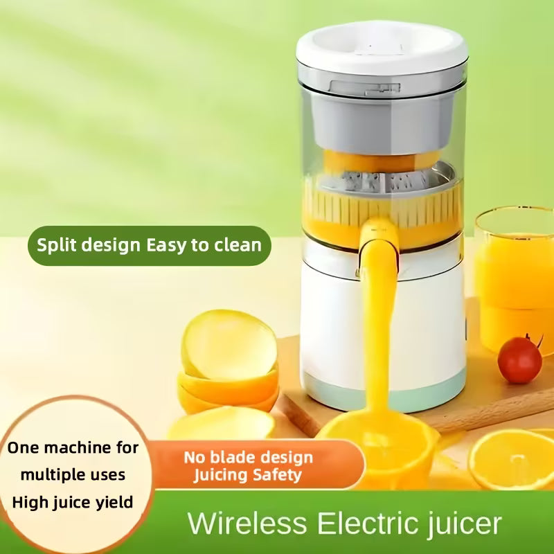 USB Rechargeable Electric Juicer with Automatic Pulp Separator