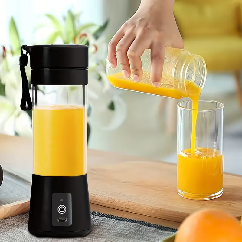 Portable 380ml Rechargeable Blender for Smoothies & Shakes