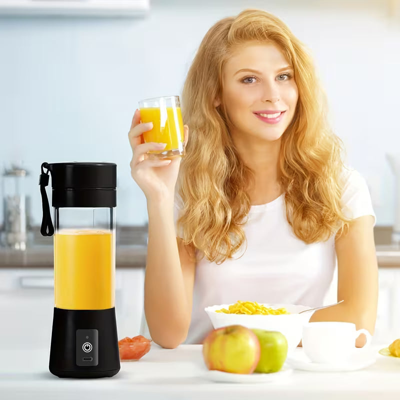 Portable 380ml Rechargeable Blender for Smoothies & Shakes