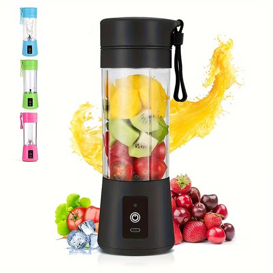 Portable 380ml Rechargeable Blender for Smoothies & Shakes