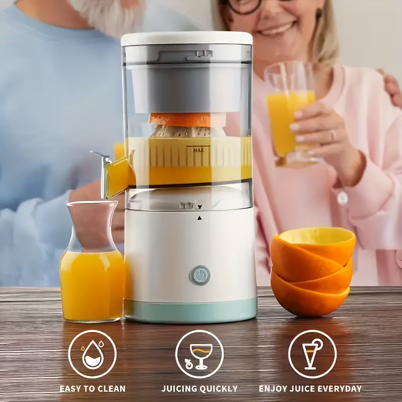 USB Rechargeable Electric Juicer with Automatic Pulp Separator