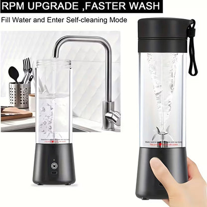 Portable 380ml Rechargeable Blender for Smoothies & Shakes